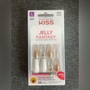 Set of 2—KISS Jelly Fantasy in White and Gold